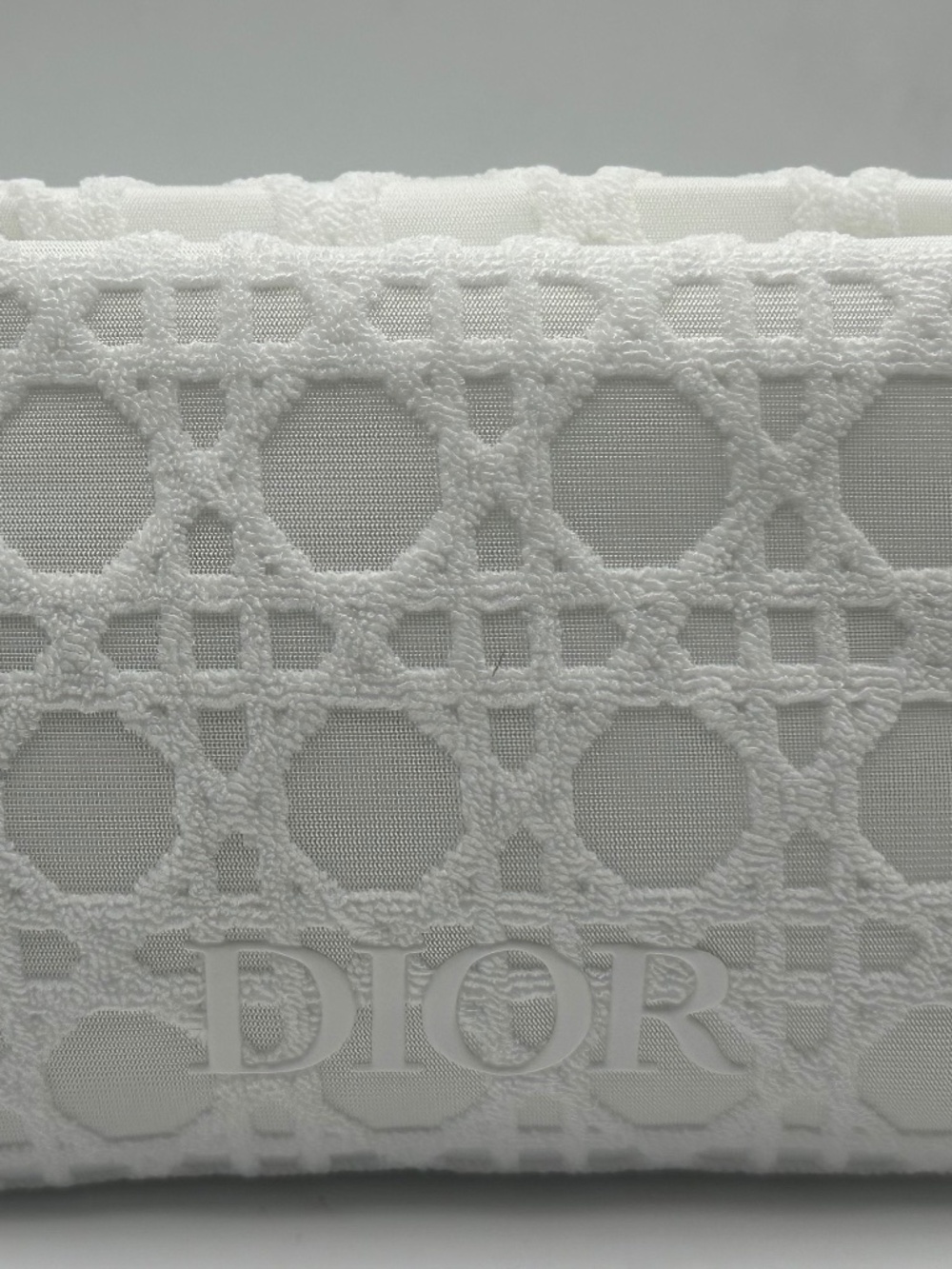 DIOR MESH VANITY POUCH MAKE UP BAG TRAVEL CASE W/ZIPPER